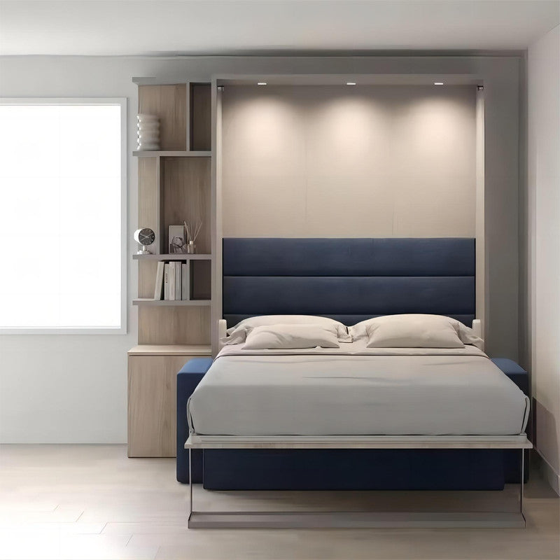Modern Hidden Bed Saving Space Queen Size Murphy Folding Wall Beds with Sofa