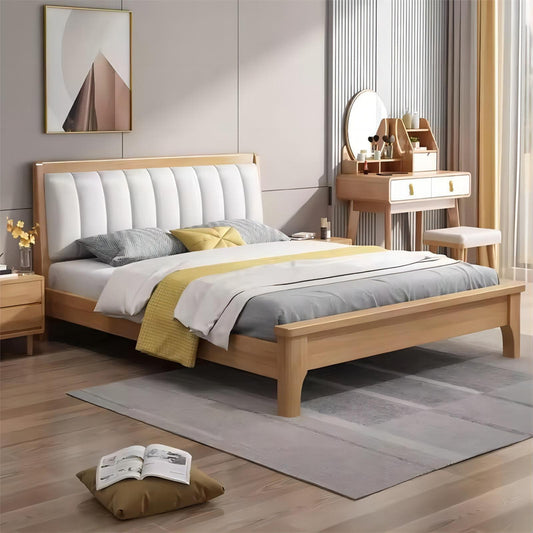 Sleeper Sectional King Size Wall Mounted Wooden Beds Solid Wood Bed Frame with Storage